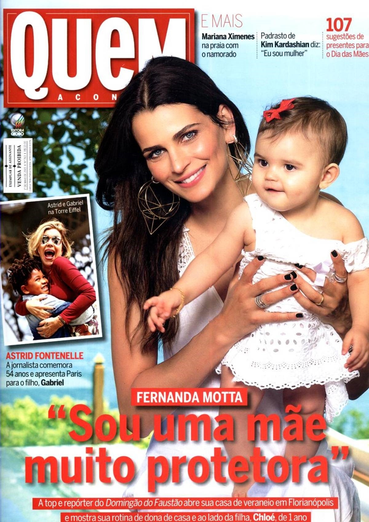 Residência da modelo Fernanda Motta é destaque na revista QUEM